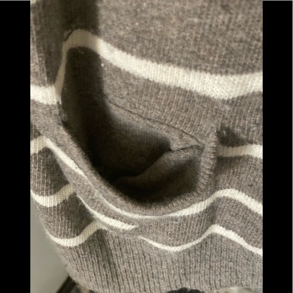 Abercrombie & Fitch Irregular Striped Cardigan, Medium - Picture 5 of 5
